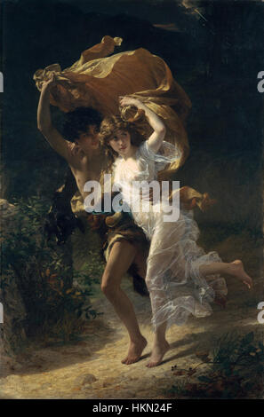 1880 Pierre Auguste Cot - The Storm Stock Photo