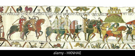 Scene 16 of the Bayeux Tapestry depicts the events of the Norman ...