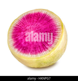 radish isolated on white background Stock Photo