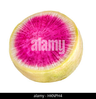 radish isolated on white background Stock Photo