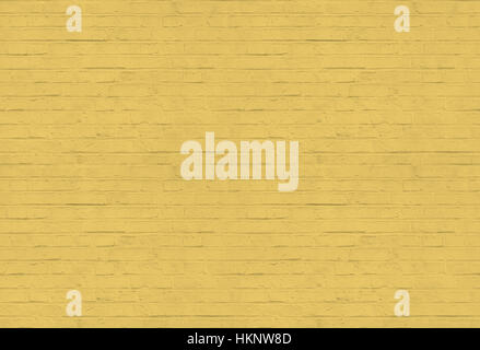 Yellow brickwall pattern background Stock Photo