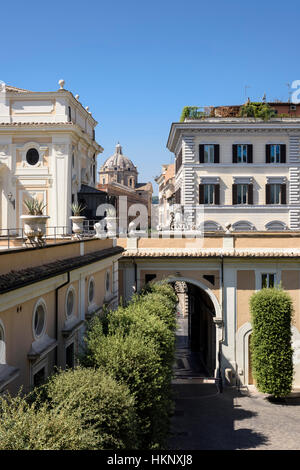 Rome. Italy. Palazzo Colonna, the main courtyard. Stock Photo