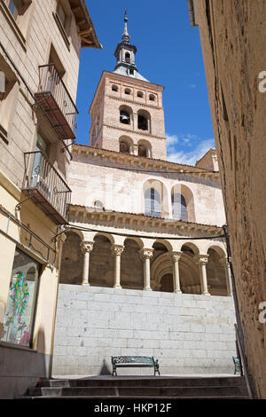 SEGOVIA, SPAIN, APRIL - 14, 2016: Iglesia San Martin church Stock Photo