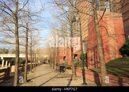 Sesquicentennial Park - Downtown Houston Stock Photo