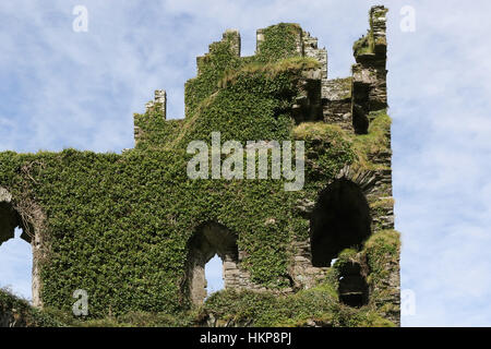 Ballycarbery Castle near Cahersiveen, Conty Kerry, Irleand. Stock Photo