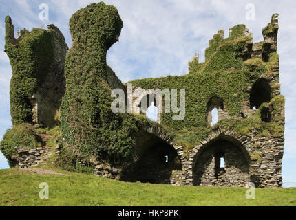 Ballycarbery Castle near Cahersiveen, Conty Kerry, Irleand. Stock Photo