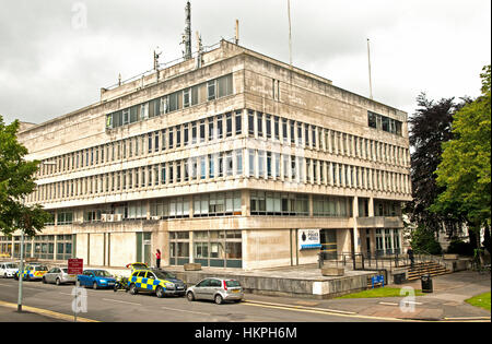 Cardiff Central Police Station Stock Photo