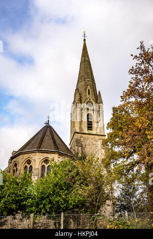 Parish Church of St. John The Evangelist, Parkhill Road, Bexley, Kent Stock Photo
