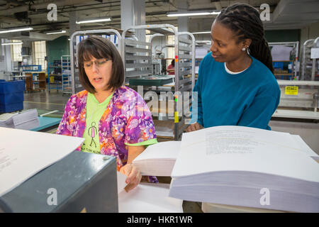 Louisville, Kentucky - The American Printing House for the Blind, which prints braille books and other products for the blind. Stock Photo
