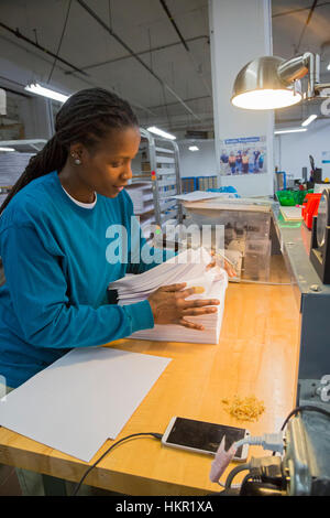 Louisville, Kentucky - The American Printing House for the Blind, which prints braille books and other products for the blind. Stock Photo