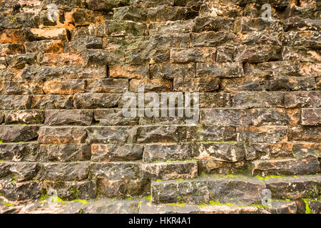 Old red brick wall background texture pattern Stock Photo