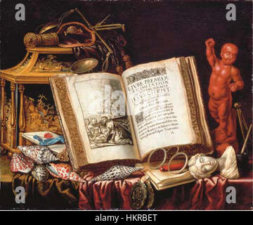 Carstian Luyckx’s 'Vanitas Still Life' features symbolic items like a ...