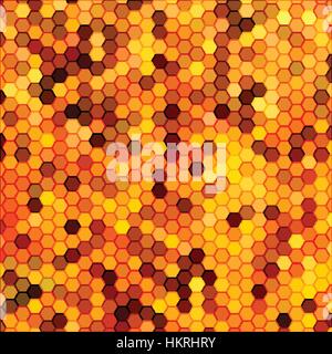 abstract hexagon background orange . vector illustration Stock Vector ...
