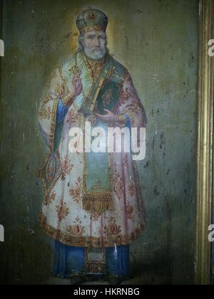 Constantin Lecca - Picturi murale in Biserica din Negoiesti (3) Stock Photo