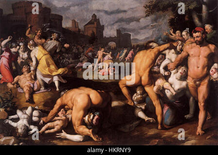 Cornelis Cornelisz. van Haarlem - Massacre of the Innocents - WGA05254 Stock Photo
