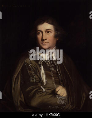 David Garrick as Kitely in 'Every Man in his Humour by Sir Joshua Reynolds Stock Photo