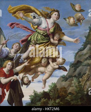 Domenichino - Mary Magdalene Taken up to Heaven - WGA06400 Stock Photo