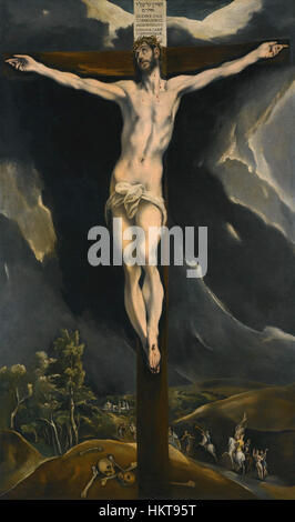 El Greco - Cristo en la cruz Stock Photo