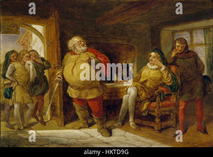 This painting depicts the iconic Shakespearean characters Lear and ...