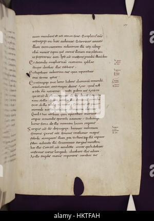 A page from the Latin Gospels, housed in the Bodleian Libraries ...