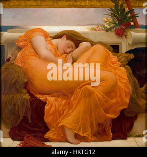 Flaming June, by Frederic Lord Leighton (1830-1896) Stock Photo