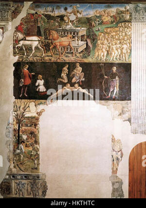 Francesco del Cossa - Allegory of May - Triumph of Apollo - WGA05409 Stock Photo