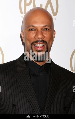 Beverly Hills, USA. 28th Jan, 2017. Common at arrivals for 28th Annual Producers Guild of America (PGA) Awards held at The Beverly Hilton Hotel, in Beverly Hills, California. Credit: Priscilla Grant/Everett Collection/Alamy Live News Stock Photo