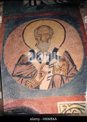 Freski vo Sv. Pantelejmon od Nerezi 051 Stock Photo