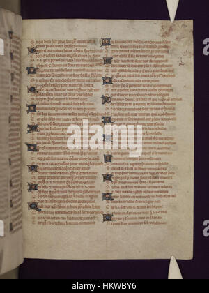 The manuscript page from 'Le Roman de la Rose' at the Bodleian ...