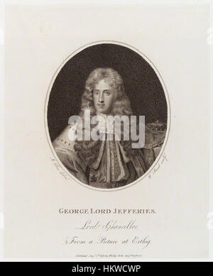 George Jeffreys, 1st Baron Jeffreys of Wem by William Bond, after Joseph Allen Stock Photo