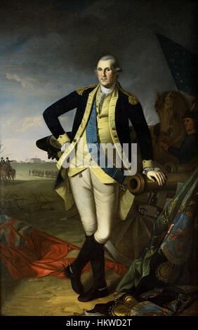 George Washington at Princeton Stock Photo