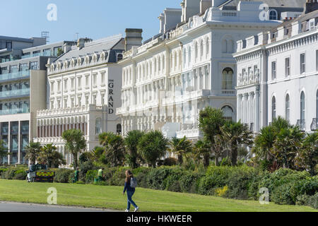 The Grand Hotel, The Promenade, Plymouth Hoe, Plymouth, Devon, England, United Kingdom Stock Photo