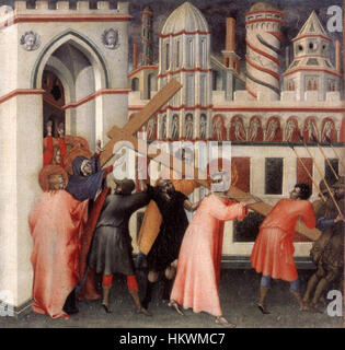 A painting by Giovanni di Paolo depicting Dante and Beatrice in the ...