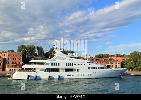 Luxury mega superyacht Samar, IMO 1008190 Stock Photo