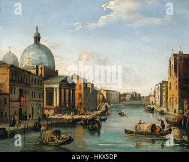 Giovanni Migliara - Venetian View - WGA15652 Stock Photo