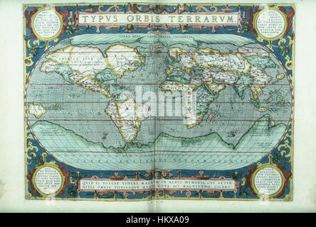 WORLD MAP 1587 Stock Photo - Alamy
