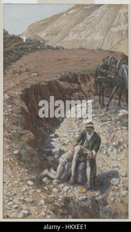 Brooklyn Museum - The Good Samaritan (Le bon samaritain) - James Tissot Stock Photo