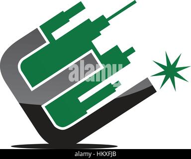 Letter E Real Estate Solutions Stock Vector