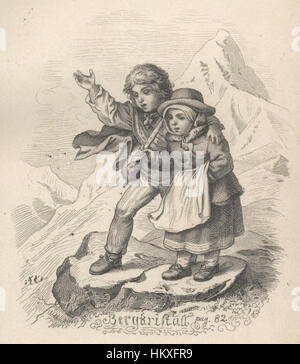 Bunte Steine 1853 - Frontispiz 2 Ausschnitt Stock Photo