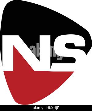 Initial NS Stock Vector