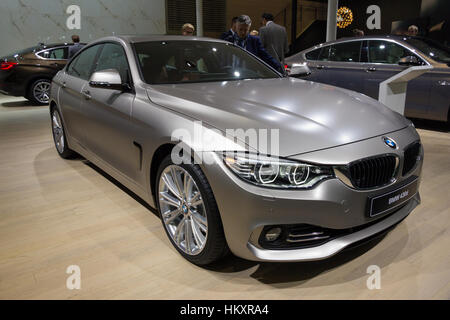 FRANKFURT, GERMANY - SEP 16, 2015: BMW 430d shown at the IAA 2015. Stock Photo