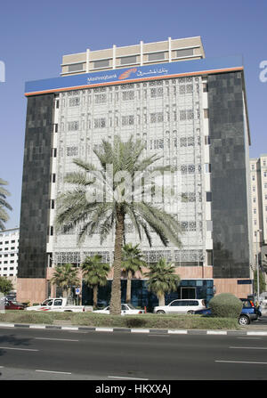 Mashreq private Bank, Dubai City, United Arab Emirates Stock Photo