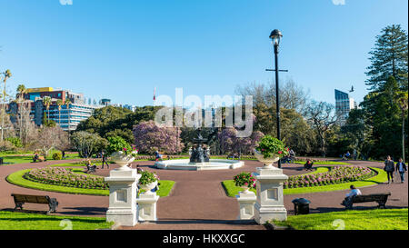 Albert Park, Auckland Region, North Island, New Zealand Stock Photo