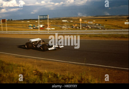 1970 Graham Hill British Lotus 49BC Kyalami South African GP 6th Stock Photo