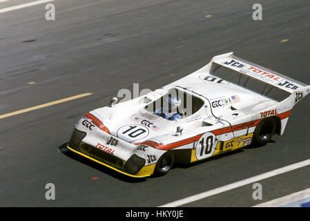 1976 Francois Migault French Gulf GR8 Le Mans 24 Hours 2nd FL Stock Photo