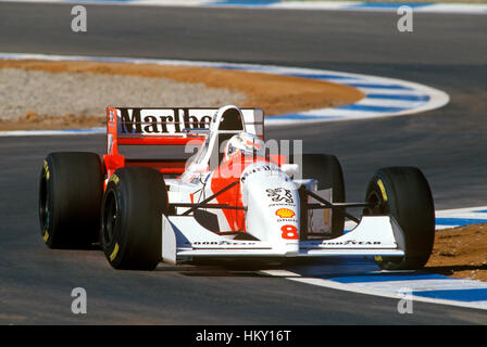 1994 Martin Brundle GB McLaren MP4/9 Jerez European GP dnf FL Stock Photo