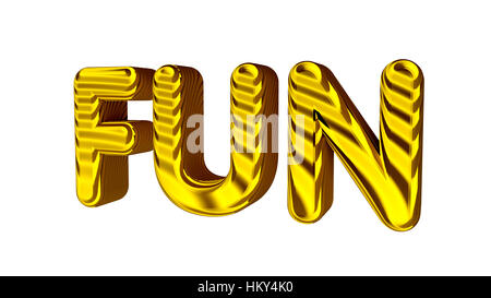 FUN isolated on the white. Stock Photo