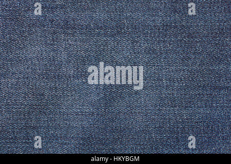 Close up blue jeans fabric background or texture. Stock Photo