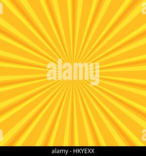 Yellow colored back pop art style background Stock Vector