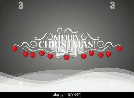 Christmas background with Christmas decorations. Vector illustration. Stock Vector
